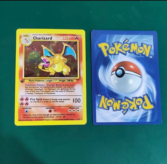 1st Edition Charizard Proxy - Etsy