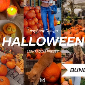 5 Halloween Presets Bundel Lightroom, Herfst Presets, Herfst Foto Filter, Outdoor Presets, Mobiele en Desktop Presets