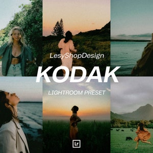 Kodak Presets Lightroom, Polaroid Filters, Vintage Presets, Analog Presets, Mobile and Desktop Presets