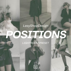 Positions Presets Lightroom, Polaroid Filters, Vintage Presets, Retro Effect, Mobile and Desktop Presets