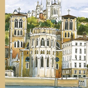 Carnet A6 -  Lyon Cathédrale St Jean CT04