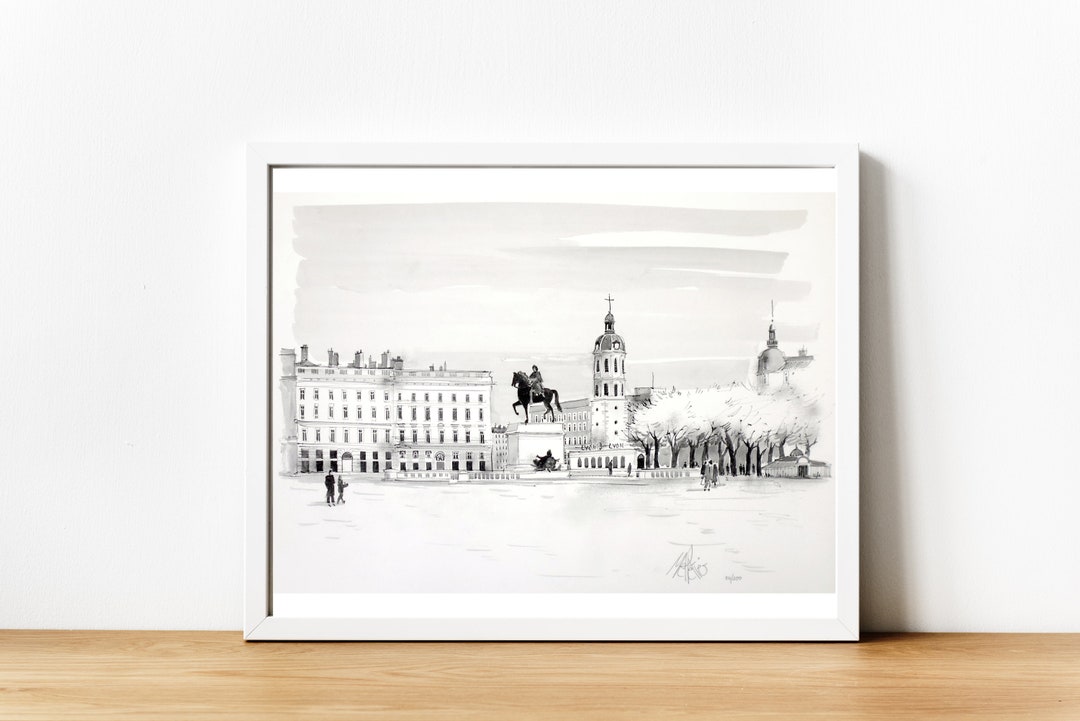 LYONリトグラフ 【ベルクール広場】 il_1080xN.4016277918_dsol.jpg