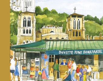 NOTEBOOK Lyon Buvette Pont Bonaparte NB05