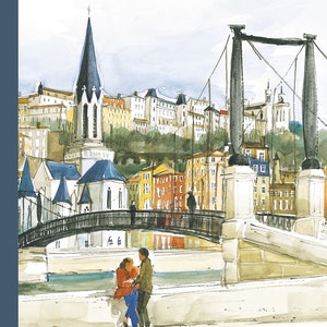 Carnet A6 -  Lyon Les amoureux de St Georges CT05