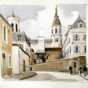 LYON Fourvière - Montée du Cardinal Decourtray - CC183