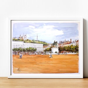 POSTER DI LIONE - Place Bellecour Rif. 50