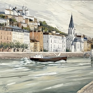LYON Quai de Saône - CC182
