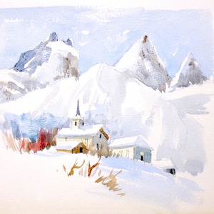 MONTAGNE Village d'altitude - CC149