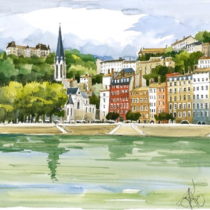 LYON Saint Georges quai de SAONE - CC165