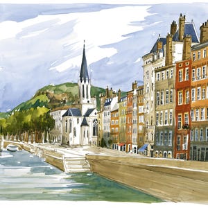 LYON Quai Fulchiron - St Georges - CC186