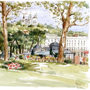 LYON Place Bellecour et kiosque à fleurs - CC184
