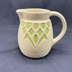 Vintage Robinson Ransbottom RRP Co. Roseville Ohio Pottery Yellow Green