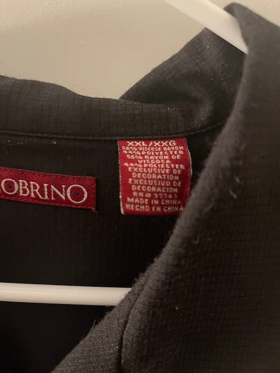 Vintage Sobrino Men's Shirt 2XL Black and White - image 3