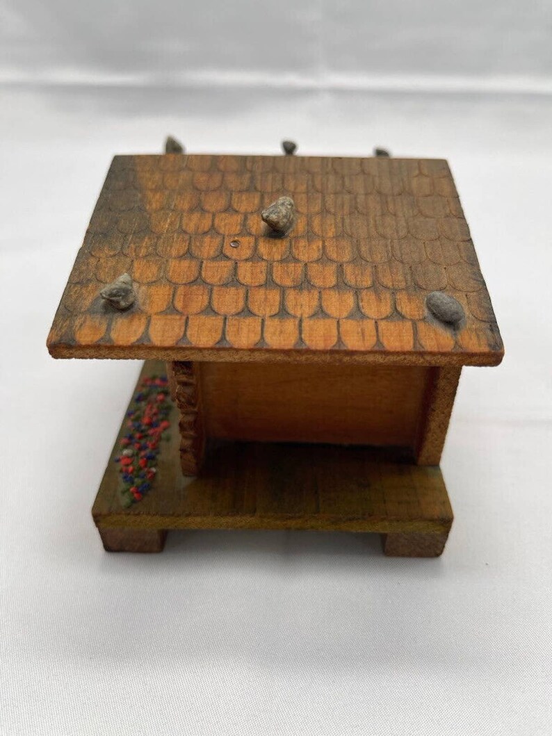 Vintage Lador Swiss Chalet Craftsman Style Music Box Made in Etsy