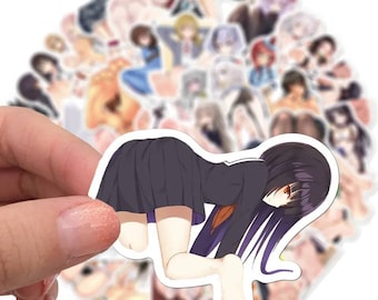Anime waifu feet sticker - Anime girl stickers - Anime henta stickers - lewd anime stickers - Anime bunny girl - Sexy girl stickers - nswf