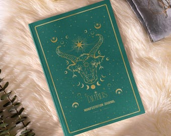 Taurus Manifestation Journal – Root Into Your Power with Grace & Ease (Hardcover or Paperback)
