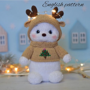 Pattern: Crochet Snowman | Toy Pattern Snowman amigurumi | Snowman amigurumi  | Snowman gift for Christmas  |  english pattern