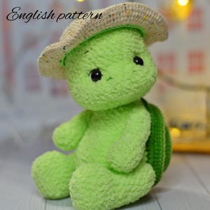 Pattern: Crochet Turtle | Toy Pattern Turtle | Turtle amigurumi | english pattern