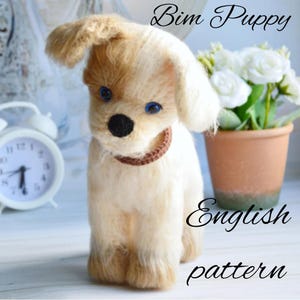Pattern: Crochet Puppy | Toy Pattern Puppy  | Dog amigurumi  |   USA english pattern