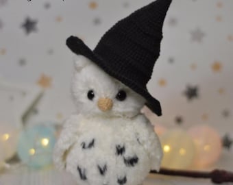 Pattern: Crochet Baby Owl | Toy Pattern Owl | Owl amigurumi | wizard owl crochet | Englisn pattern