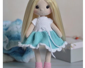 Pattern: Crochet Doll Nikole | Toy Pattern Doll amigurumi | Doll amigurumi  | english pattern