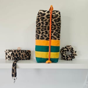 REGALO TRAPUNTATO PERSONALIZZATO, idea regalo per la festa della mamma, organizer in cotone fatto a mano, scatola per occhiali da sole, fermaglio per capelli, custodia per piastra per capelli