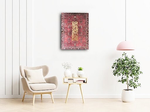 Persian Rug Calligraphy,all 3pieces Together - Etsy