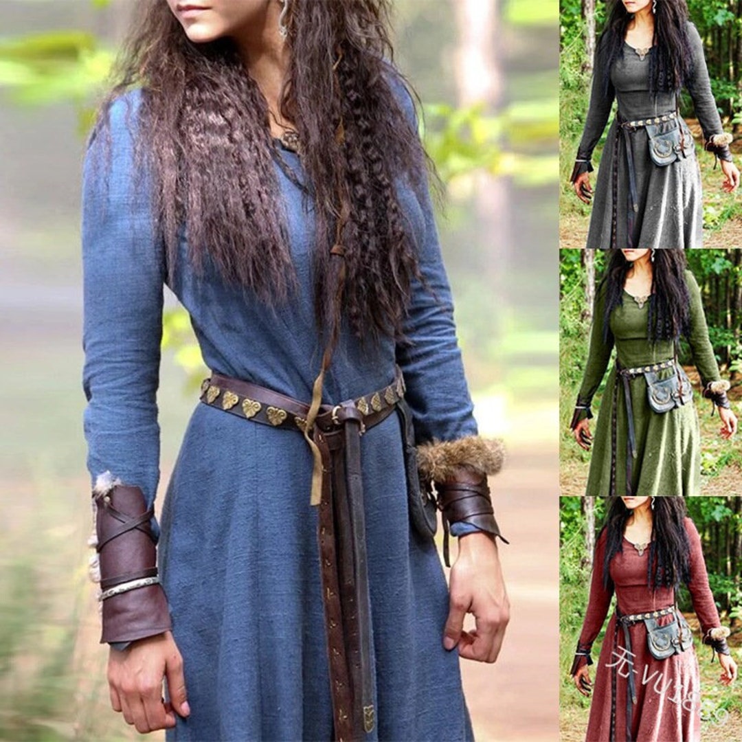 Renaissance Medieval Dress Ren Faire Viking Cosplay Costume - Etsy