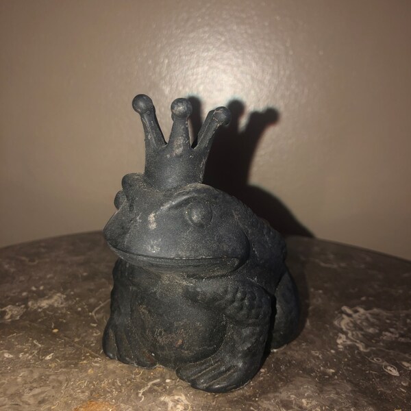 Iron Frog Candle Holder Etsy