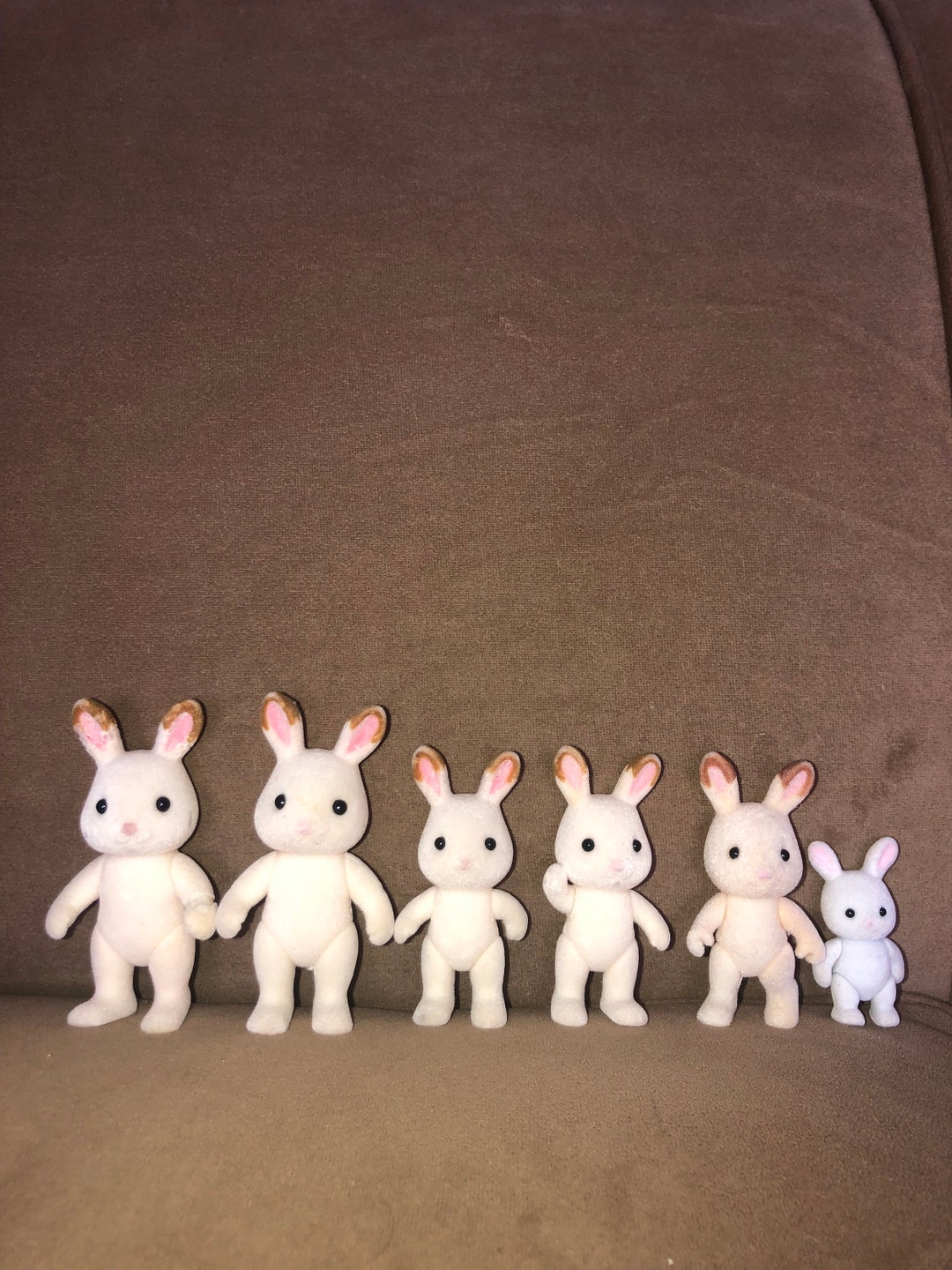 6 Vintage Calico Critters Rabbits Doll Figure Bunny - Etsy