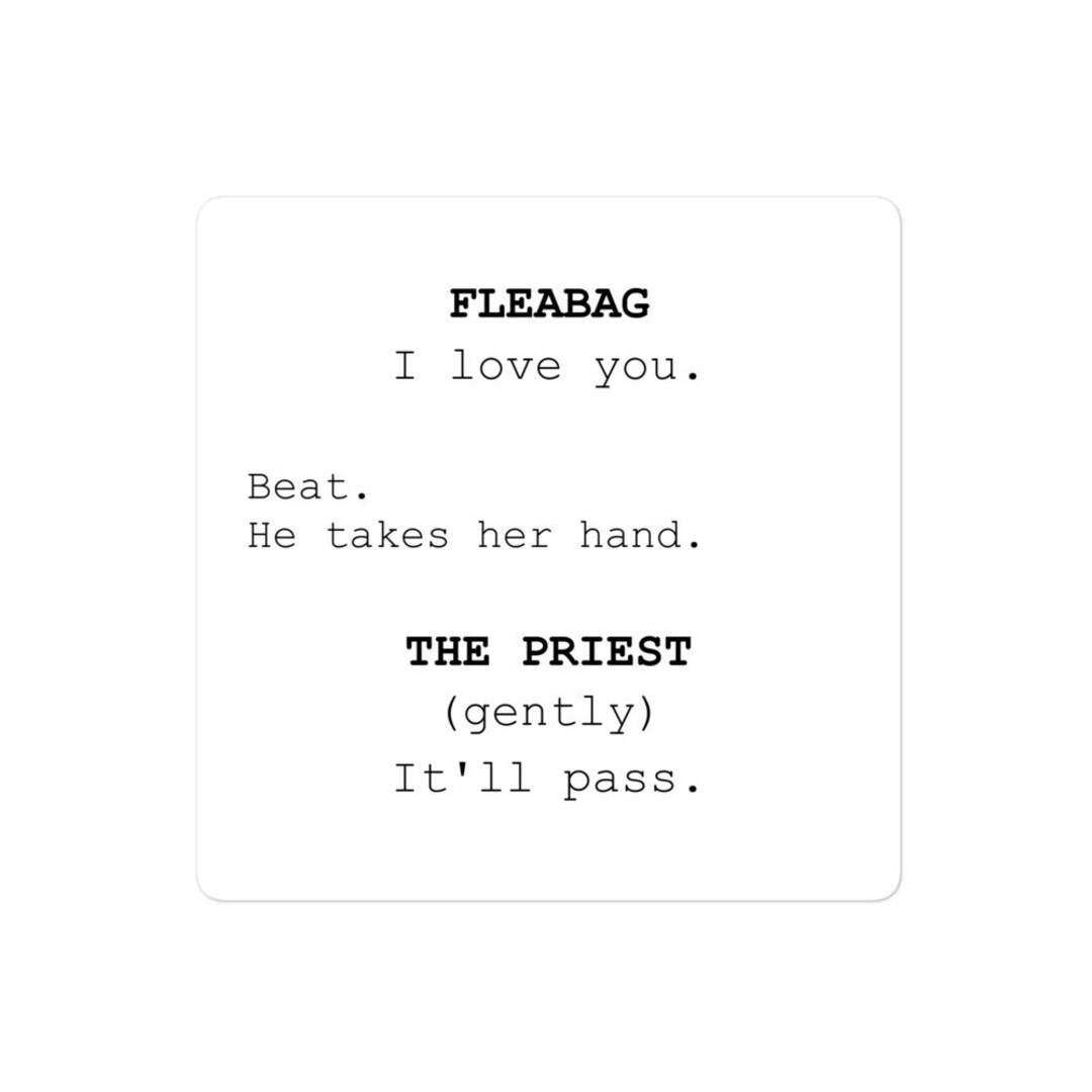 Fleabag Script It ll Pass Bus Stop Scene Etsy fleabag-script-it-ll-pass-bus-stop-scene-etsy