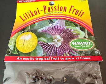 Lilikoi-Passion Fruit Seeds 10 seeds