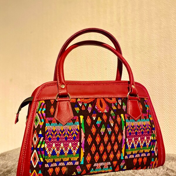 Sac réfléchissant en pur coton brodé à la main, réutilisable, commerce équitable, avec cordon de