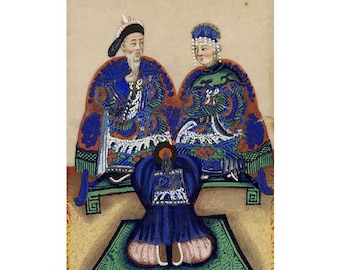 中国古美術 清時代の人物図　肉筆絵　激安骨董品 BD280A13-2 ZW0000592 中国画 古美術 陸厳少人物図 掛け軸 真筆逸品 肉筆