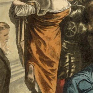 Philip J Marvin Painting 1876 Tintoretto&#39;s Miracle Slave Accademia Venice