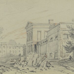 Monro, The Market House, Ryde, Isle of Wight – Original 1839 graphite drawing