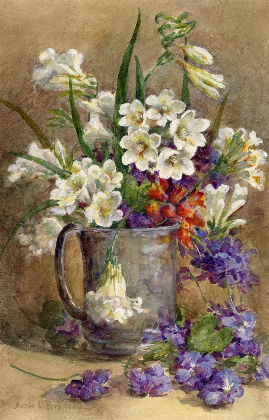 Freesia Original Art - Etsy