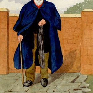 Ancient Mariner, Holyhead, Anglesey, Norte de Gales - pintura de acuarela de 1912