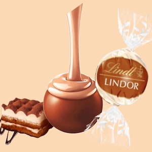 リンツ リンドール ティラミス ミルクチョコレートトリュフ、リンツチョコレートギフト、ウェディングスイーツバッグ、クリスマスギフト、ベビーシャワー、女子会の記念品