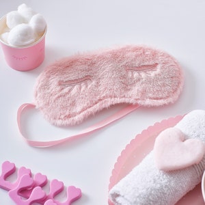 Pink Girls Eye Sleep Mask, Pamper Party Favours, Girls Sleepover Gifts, Spa Party Supplies, Sleepover Birthday Favours, Slumber Party Gifts