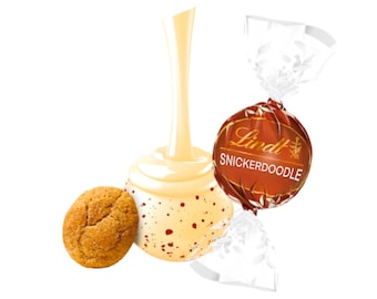 Lindt Vanilla Cinnamon Cookie White Chocolate Balls, Lindt