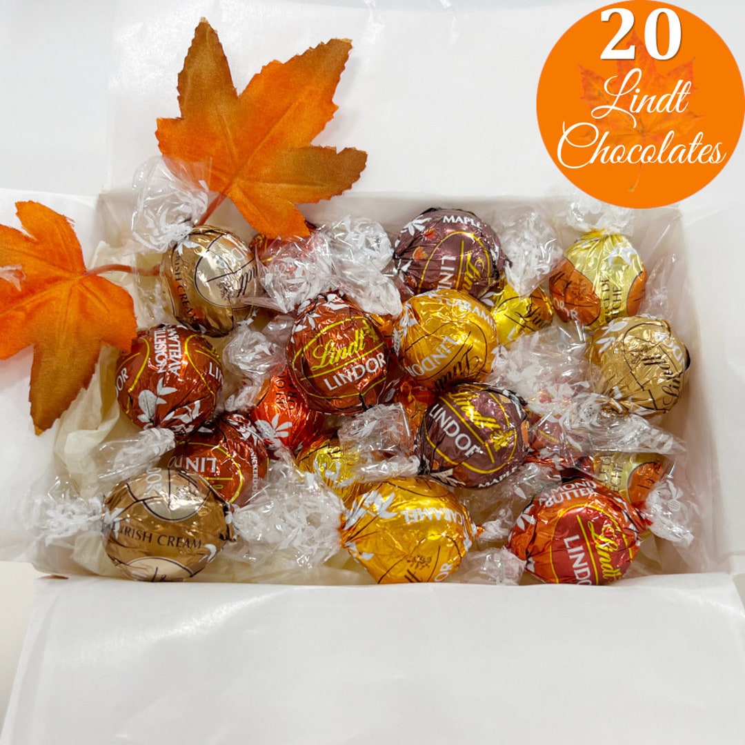 Autumn Lindt Chocolate Gift Box 20 Truffles Lindt Lindor Etsy