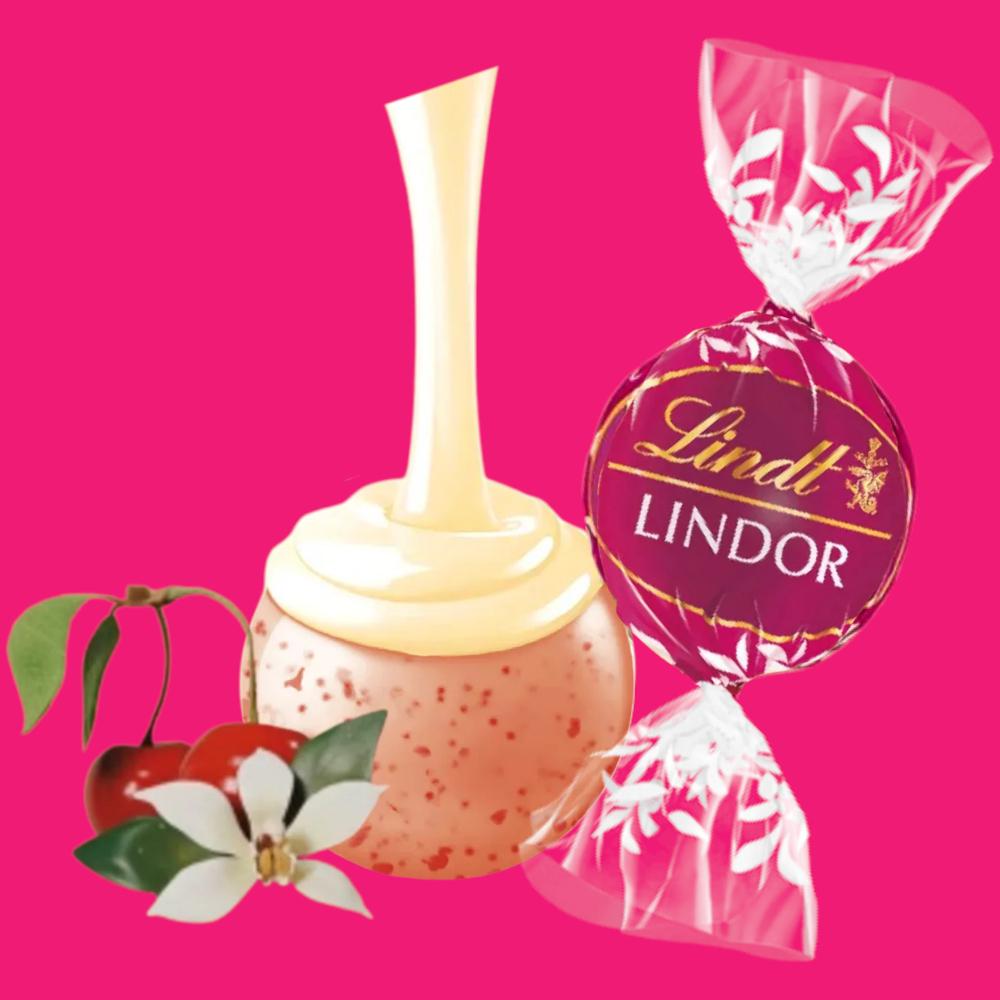 Lindor Cherry Lindt Lindor Cherry Vanilla White Chocolate, Chocolate Gift Bag Favours ...