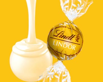 Trufas de chocolate blanco Lindt, Regalos de chocolate Lindt, Cesta de chocolate Lindt, Bolsitas de dulces para bodas, Regalos de Navidad Lindt, Recuerdos para despedidas de soltera