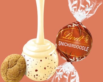 Lindt Vanilla Cinnamon Cookie White Chocolate Balls, Lindt Chocolate Gifts, Lindt Chocolate Truffles, Wedding, Christmas, Hen Party Favours