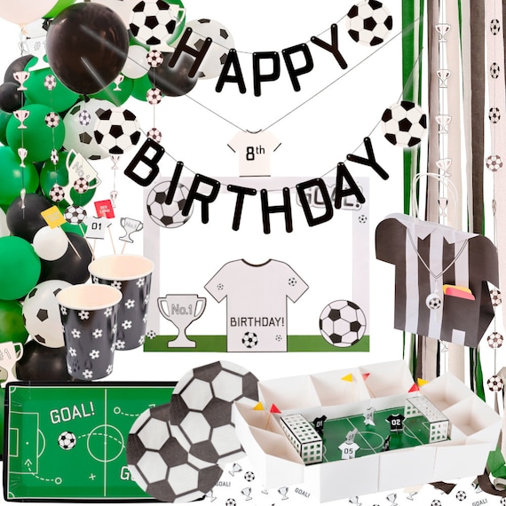 Soccer Birthday Party Decorations Soccer Happy Birthday Banner Soccer Balloons For Mens Boys Soccer Birthday Party Sports Theme Party Football Theme Party Supplies