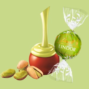 リンツ リンドール ピスタチオミルクチョコレートトリュフ、リンツチョコレートギフト、ウェディングスイーツバッグ、クリスマスギフト、ベビーシャワー、女子会の記念品