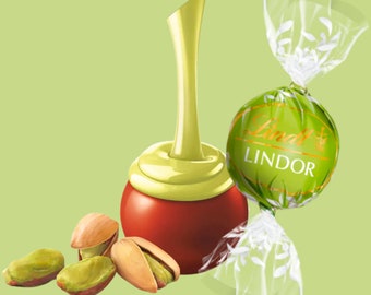 Lindt Lindor Pistachio Milk Chocolate Truffles, Lindt Chocolate Gifts, Wedding Sweet Bags, Christmas Gifts, Baby Shower, Hen Party Favours