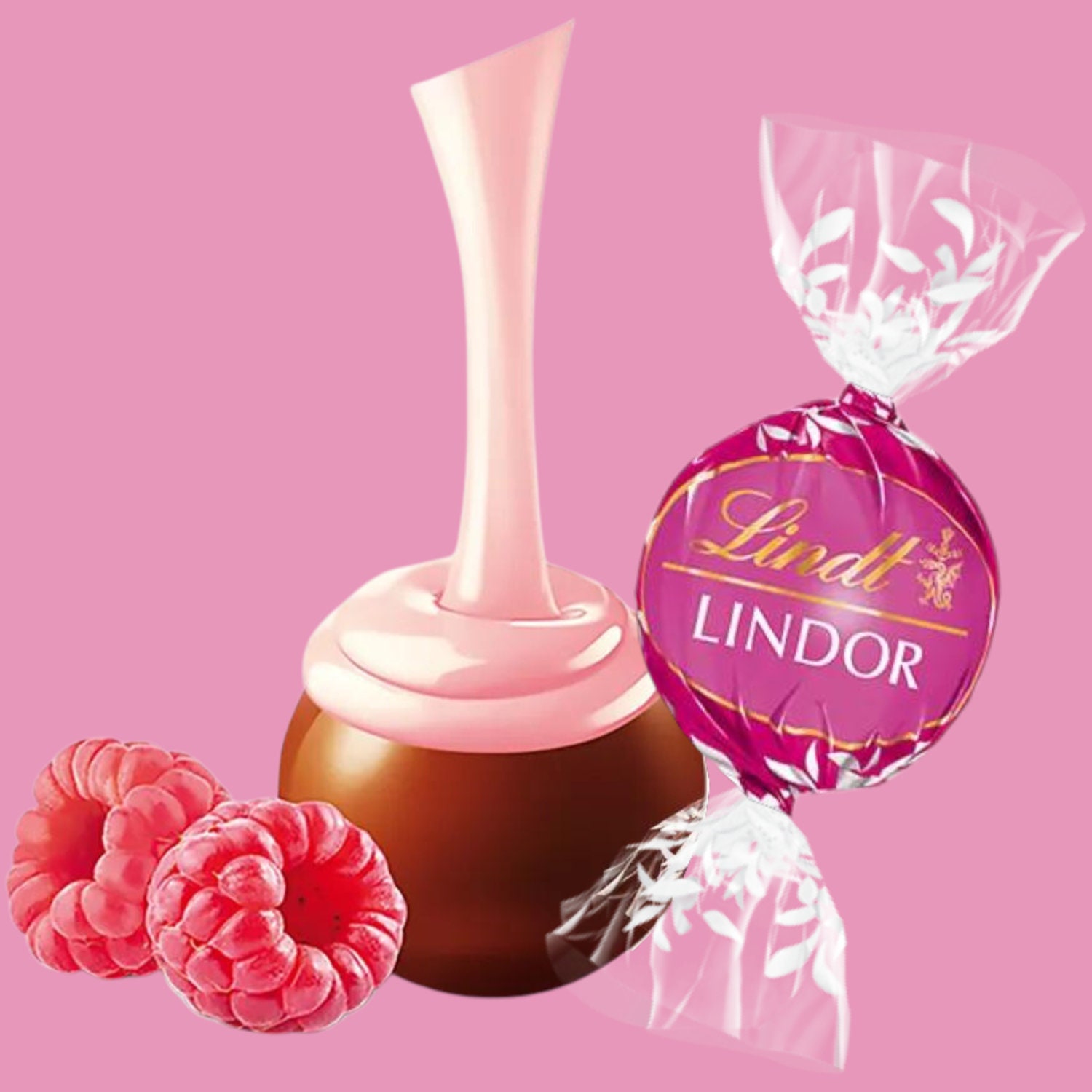 Coles Lindt Raspberry Lindt Raspberries & Cream Milk Chocolate, Lindt Chocolate Gifts, Lindt ...
