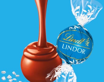 Lindt Lindor Sea Salt Milk Chocolate Truffles, Lindt Chocolate Gifts, Wedding Favours, Christmas, Baby Shower, Hen Party Favours, Sweet Bags